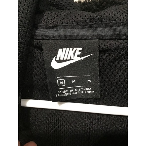 Nike Tech Fleece Sherpa Hoodie Jacket Men's M ICON Black Windrunner AQ2767-010 - Picture 3 of 7